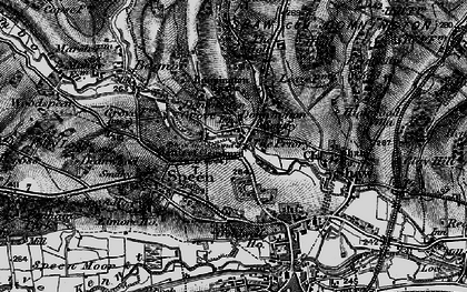 Old map of Donnington in 1895
