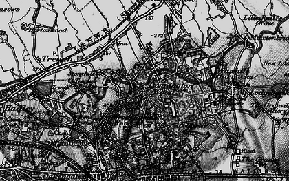 Old map of Donnington Wood in 1897