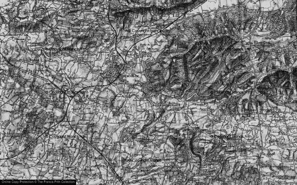 Old Map of Doomsday Green, 1895 in 1895