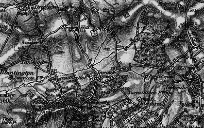 Old map of Dordale in 1899