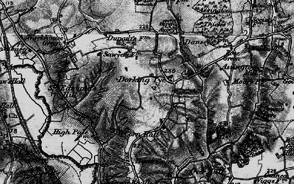 Old map of Dorking Tye in 1896