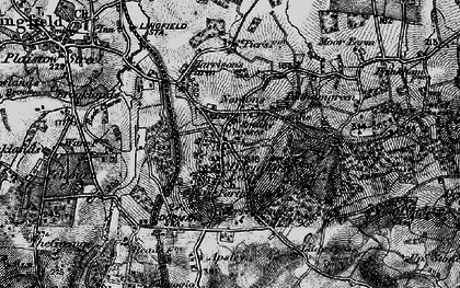Old map of Dormansland in 1895
