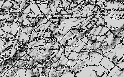 Old map of Dothan in 1899