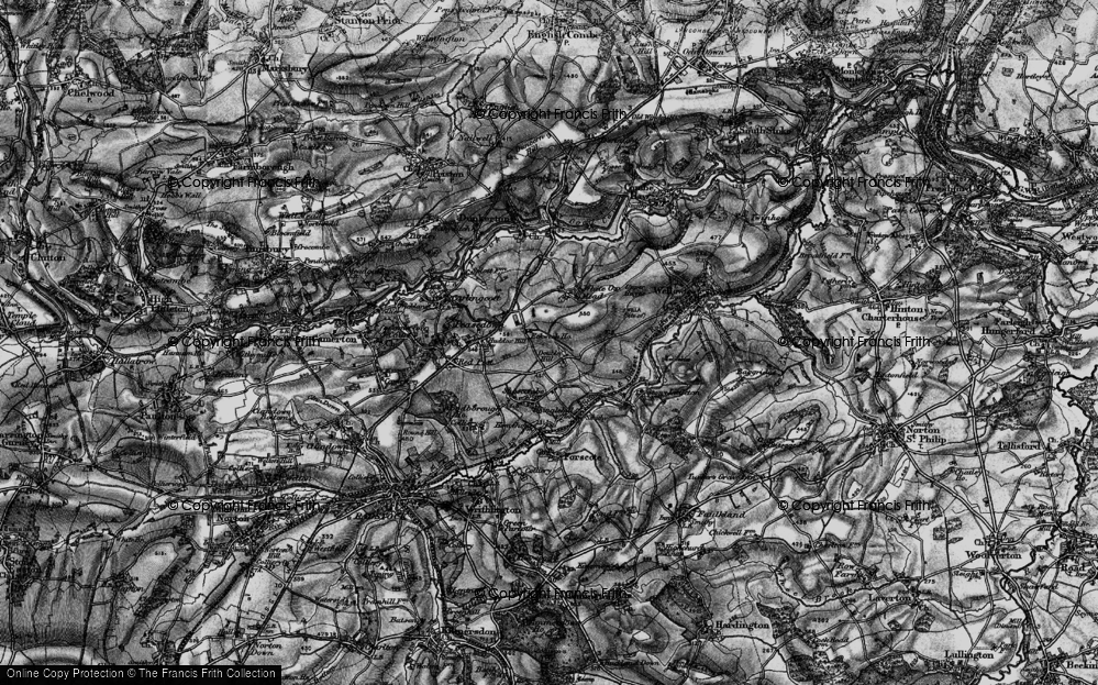 Old Map of Double Hill, 1898 in 1898