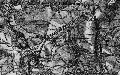 Old map of Dousland in 1898