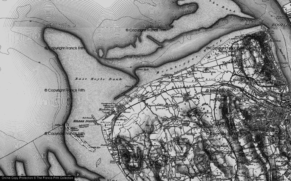 Old Map of Dove Point, 1896 in 1896