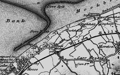 Old map of Parkfields in 1896