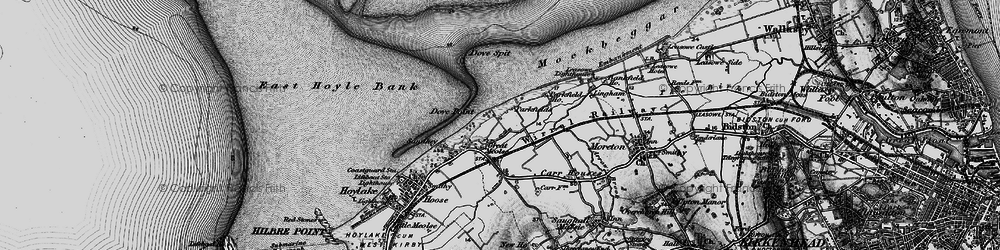 Old map of Dove Point in 1896