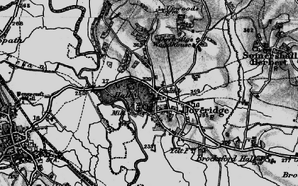 Old map of Doveridge in 1897