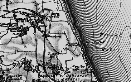 Old map of Dowe Hill in 1898