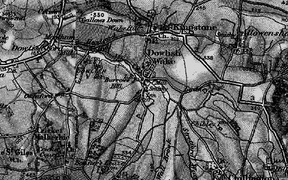 Old map of Burrows Hill in 1898