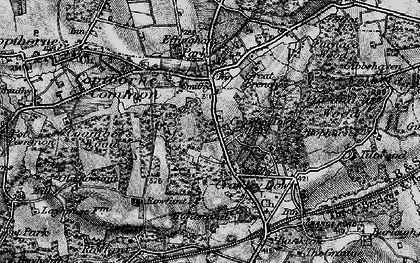 Old map of Rowfant in 1895