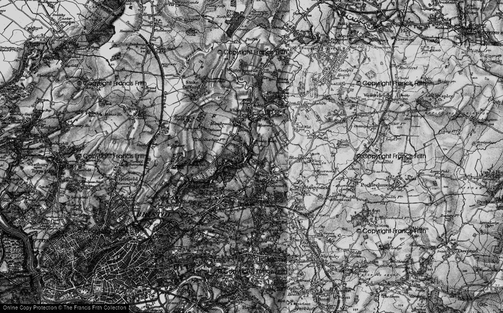 Old Map of Downend, 1898 in 1898