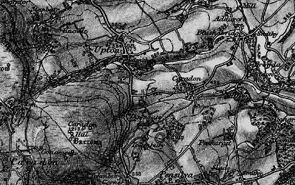 Old map of Ley in 1895