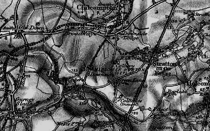 Old map of Blacker's Hill in 1898