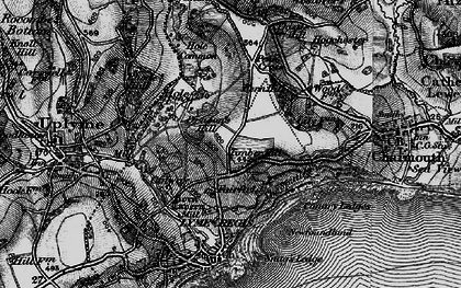 Old map of Dragon's Hill in 1897