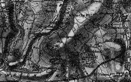 Old map of Drakeland Corner in 1898