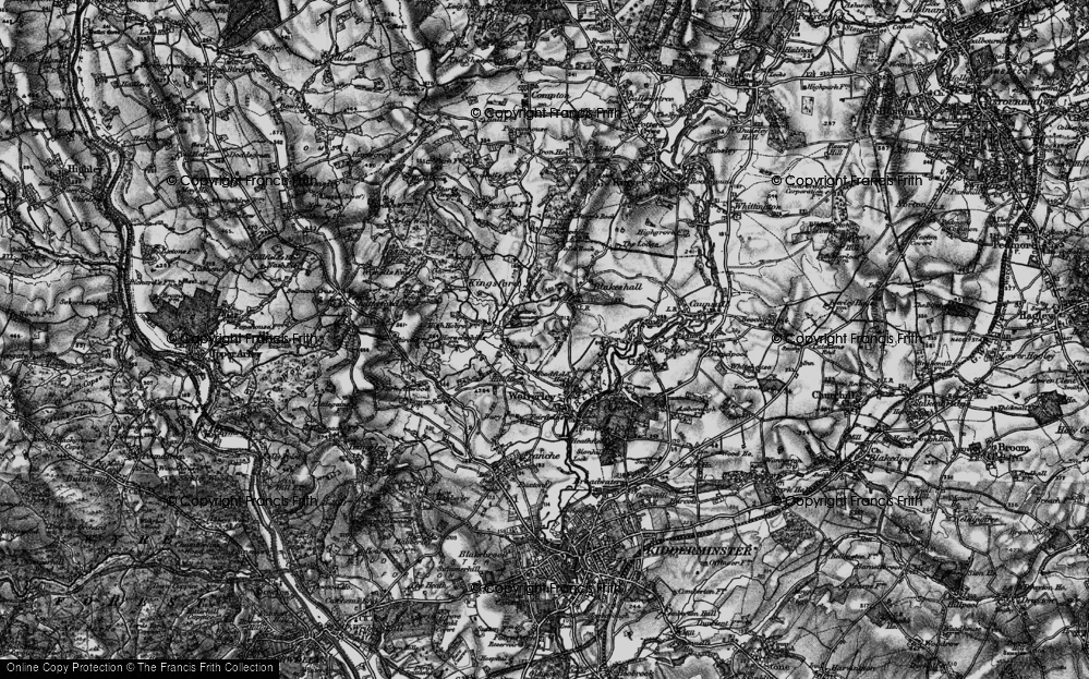 Old Map of Drakelow, 1899 in 1899
