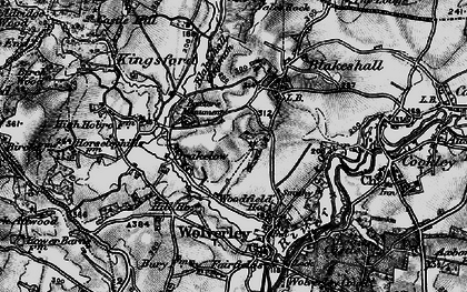 Old map of Drakelow in 1899