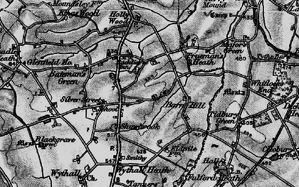 Old map of Drakes Cross in 1899