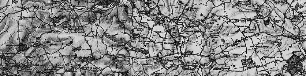 Old map of Drakestone Green in 1896