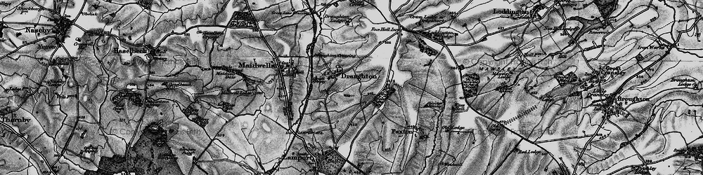 Old map of Draughton in 1898