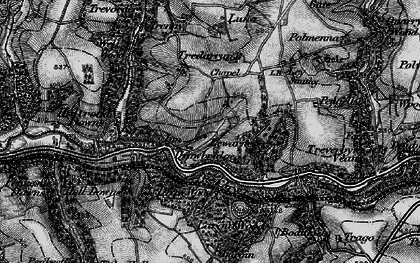 Old map of Largin Wood in 1896