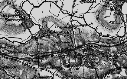 Old map of Albury in 1895