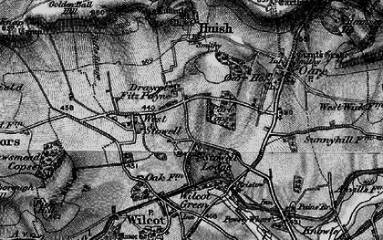 Old map of Draycot Fitz Payne in 1898
