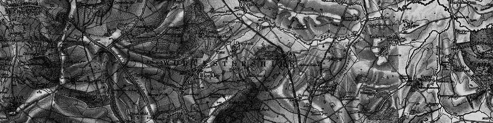 Old map of Draycott in 1898