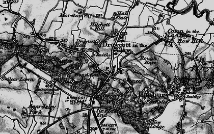 Old map of Draycott in the Clay in 1897