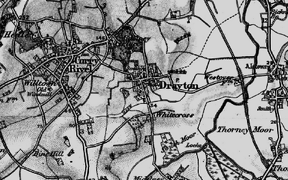 Old map of Drayton in 1898
