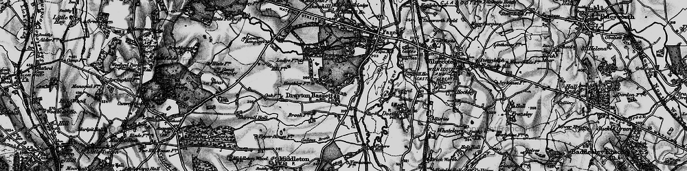 Old map of Drayton Bassett in 1899