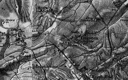 Old map of Drayton Parslow in 1896