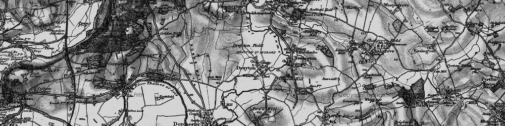 Old map of Drayton St Leonard in 1895
