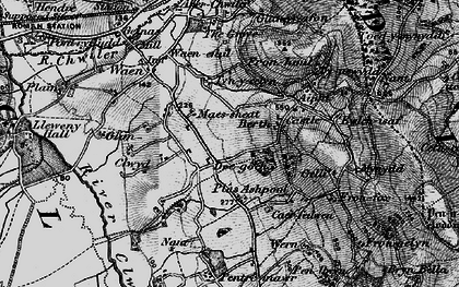 Old map of Dre-gôch in 1896