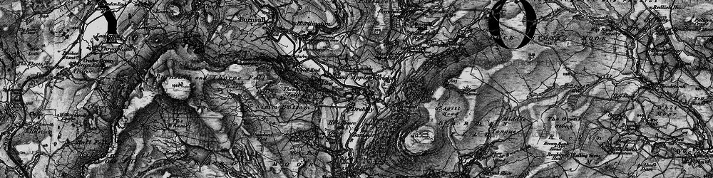 Old map of Drebley in 1898