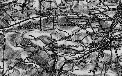 Old map of Dreenhill in 1898