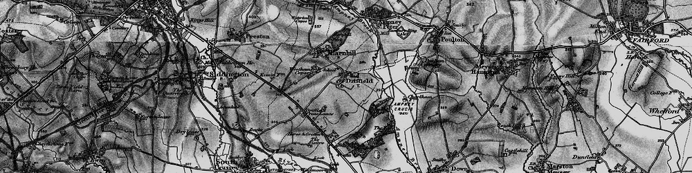 Old map of Driffield in 1896