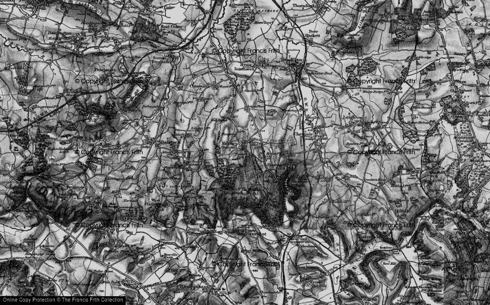 Old Map of Drive End, 1898 in 1898