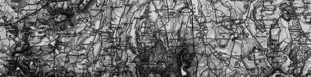 Old map of Drive End in 1898
