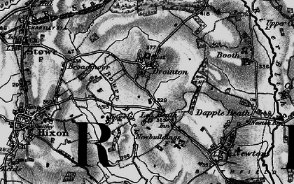 Old map of Drointon in 1897