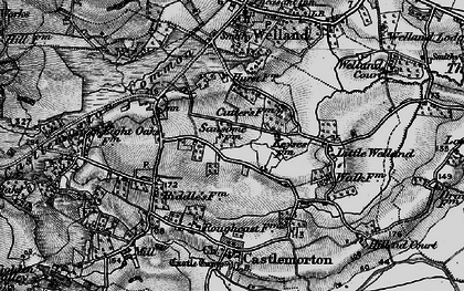 Old map of Druggers End in 1898