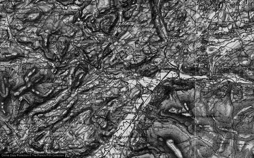 Old Map of Druid, 1898 in 1898