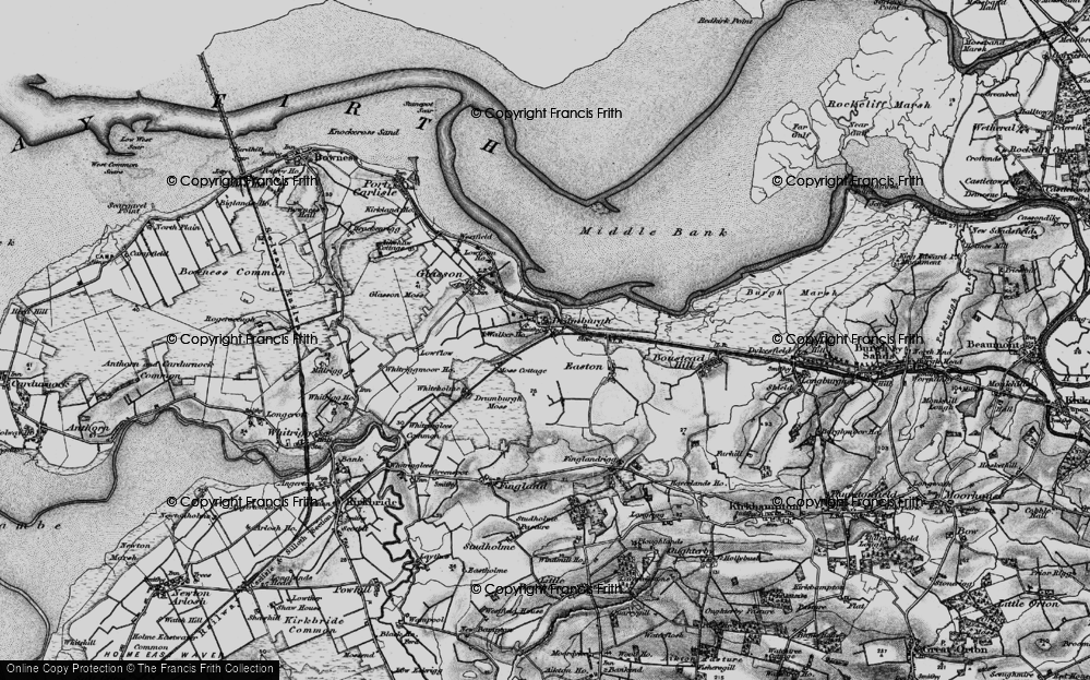 Old Map of Drumburgh, 1897 in 1897