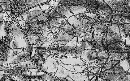Old map of Drym in 1895