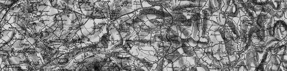 Old map of Drym in 1895