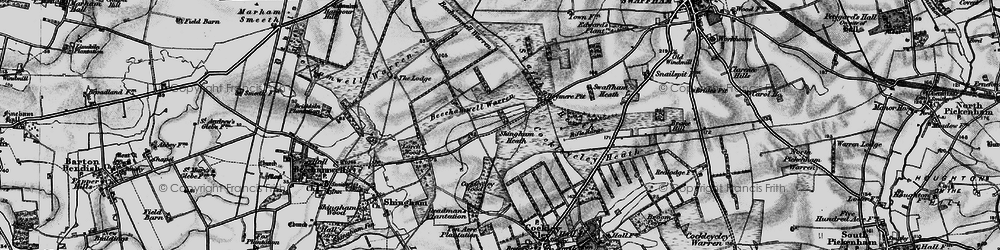 Old map of Drymere in 1898