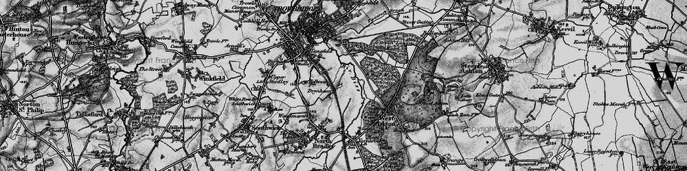 Old map of Drynham in 1898