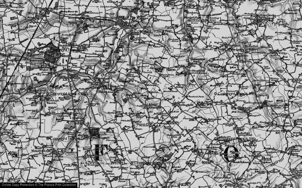 Old Map of Dublin, 1898 in 1898
